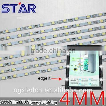 ULTRA Slim 4m led backlit bar for crystal light box 4*4 led light bar high brightness backlit led ight box