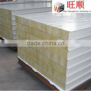 Manufacture rock wool sandwich panel / roofing sheets