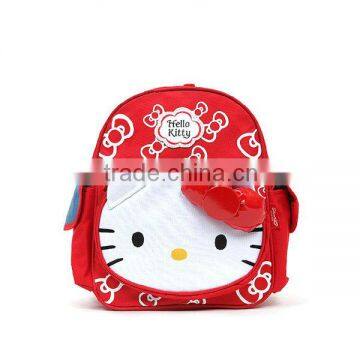 2013 Shenzhen Best Designer Hello Kitty Wholesale Backpack for Kids,Custom Made School Shoulders Bag with Superior Quality