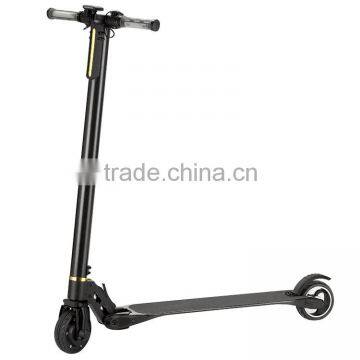 Mini 2 wheel carbon fiber electric scooter with LED digital display