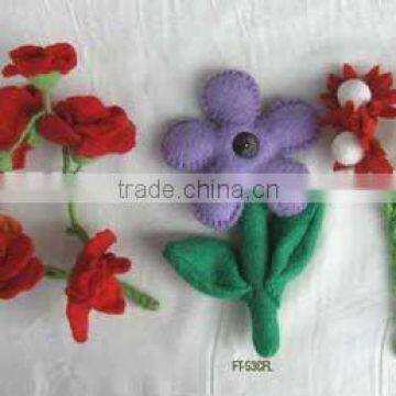 handmade felt flower