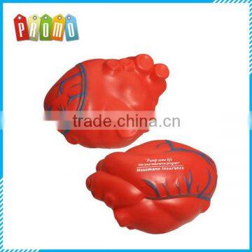 Heart With Blue Veins PU Stress Ball For Promotion,Stress Toy