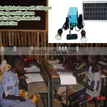 Africa Hot Sell Solar House Light (with USB Port to Charge Mobile Phone ,mp3,mp4 and More Device)
