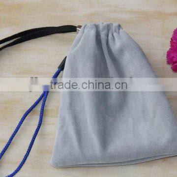 Special latest polyester velvet gift pouch