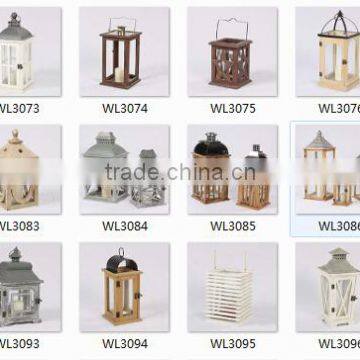 Antique Finishing Wooden Lanterns New Design Indoor photo-3