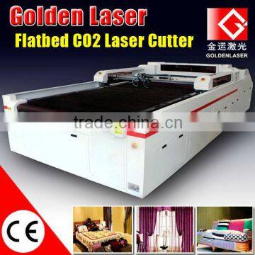 CNC Laser Cutting Home Textile With Conveyor Table