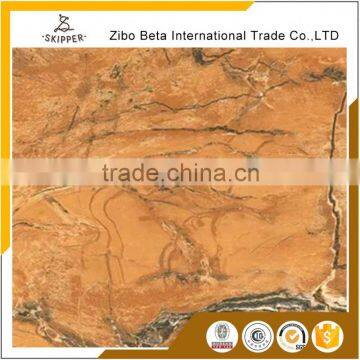 China Wholesale Market Red Color Glazed Polished Porcelain Tile