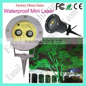 DC 5V OR 12V Outdoor IP65 Waterproof Mini Laser Stage Lighting Projector For Christmas