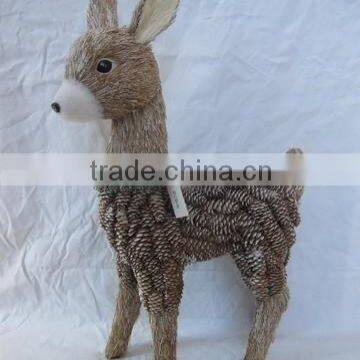 artificial PINECONE DEER christmas ornament DECORATION