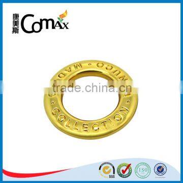 eco-friendly customized logo gold metal eyelets for clothing