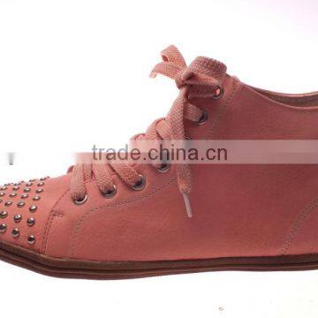 Fashion shoes sneaker shoes for women with rivets decoration