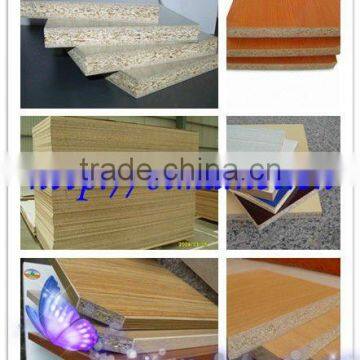 SHOUGUANG 1220*2440*9mm plain or Melamine Particle Board/Chipboard