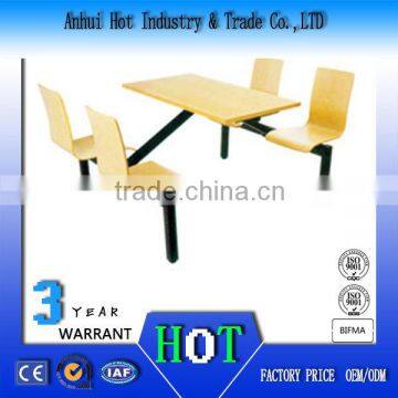 Smooth Panel Dining Table Set High Quality Endurable Table And Chair Factory Direct School Table