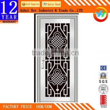 Wholesale Iron Gate Door Prices High Quality SS Stainless Steel Door Design Windproof Iron Grill Door Designs