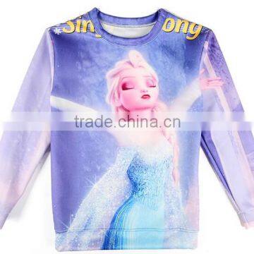 Hot selling Children Jaeket Frozen Elsa Hoodie Wholesale