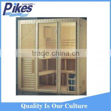 Wooden Traditional Sauna Cabin Room / Home Steam Sauna Room