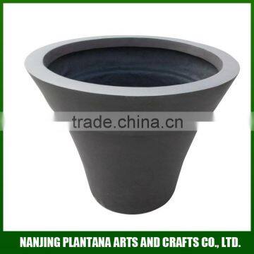 nanjing arts and crafts outdoor flower pot and tapered fiberglass planter