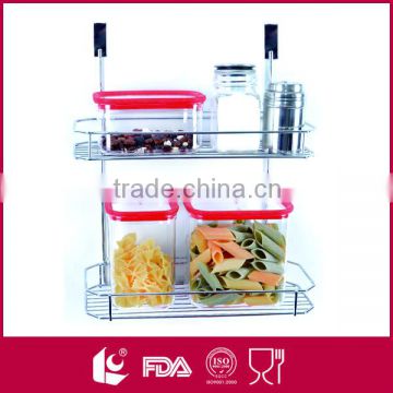 Alibaba China over the cabinet metal wire portable kitchen rack