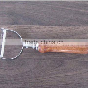 Free Shipping!wholesale Stainless Steel Vegetable&fruit Peeler With Wooden Handle P19 photo-2
