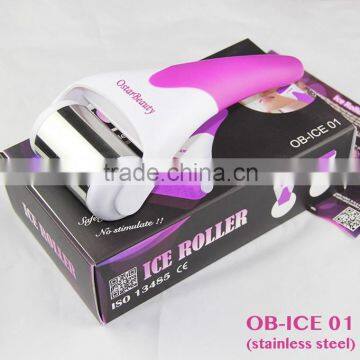 Magic facial masager homeuse stainless steel ice roller face massager roller