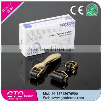 Titanium 3 in 1 derma roller for face dermaroller manufacturer price