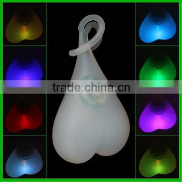 Fashionable rainbow color heart shape LED decorative lights lamp