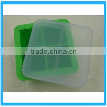 4-squares Plastic Kitchenwares Factory Supply Ice Mold Popsicle Molds