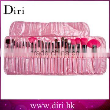 24pcs Professional Cosmetic Makeup Brush Set with Pink Bag