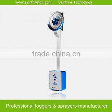 poultry farm spraying channel disinfecting misting system for people at the entrance