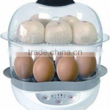 Electric egg boiler steamer cooker