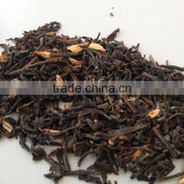 Cinnamon and orange peels black Shan tea