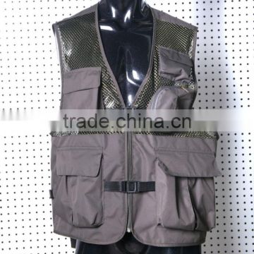 2016 Wholesale factory new design outdoor vest for fishing hunting vests