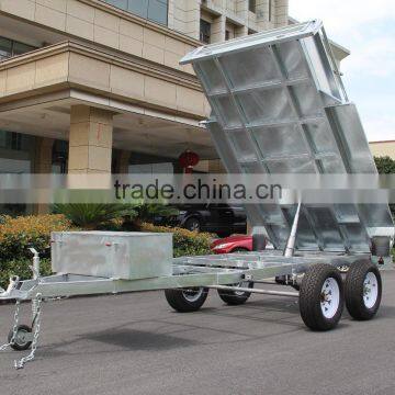 Galvanised 10x6 Tandem 3 Ton Hydraulic Tipper Tipping Box Trailer(Brand new Farm uses)