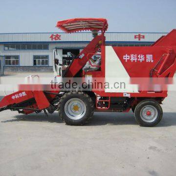 modern agricultural machinery corn combine harvester