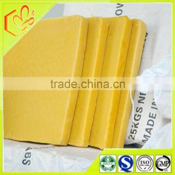 yellow bees wax slab of honey bee wax from China wax supplier