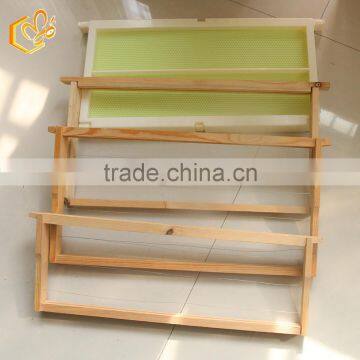 Supply bulk plastic bee hive frames with plastic foundation sheets