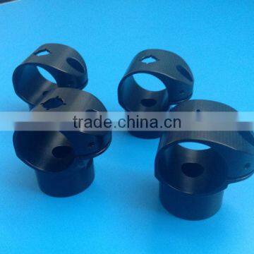 Black Anodized Aluminium CNC Lathe Machining Service