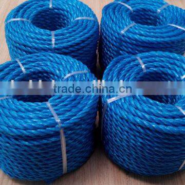 pp 4mm 3 strands twisted splitfilm rope new