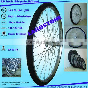 28 Inch Bicycle wheel ( 28x1.75, 28x11/2)