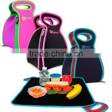New lunch tote made of neoprence ,lunch bag ,lunch box, custom design accept, OEM orders are welcome