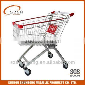 shopping trolley with advertising boards(Europ style)