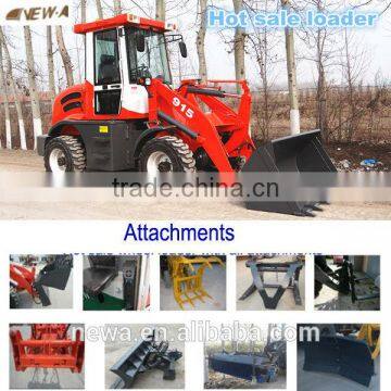 2016 hot sale ZL15 1.5ton CE mini shovel wheel loader