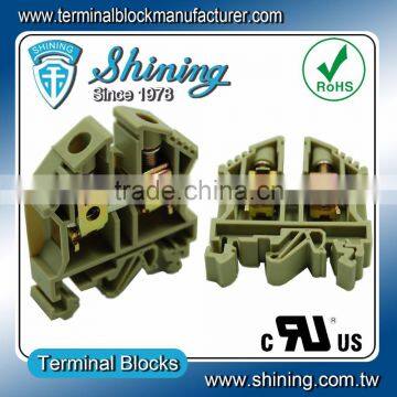 TF-16 35mm Din Rail Mounted 600V 65A Screw Clamp Wire Connector photo-2