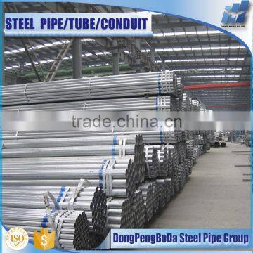 17.9*0.7mm Astm A53 GI 60-80g/m2 Round Pre Galvanzied Steel Pipe photo-2