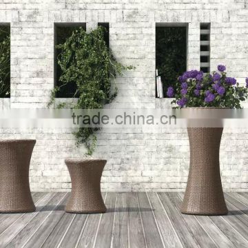 Garden furniture rattan vases plant pot