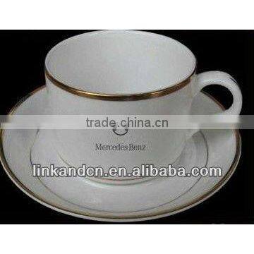 superior quality and promotional porcelain coffee set with different logo