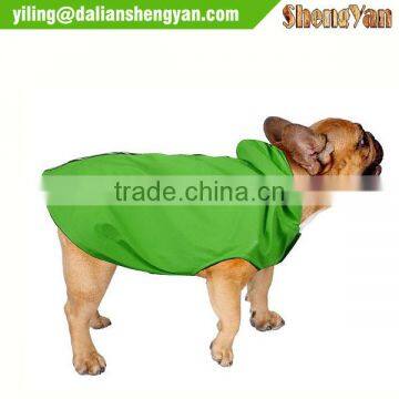 Cheap dog rain gear,hooded raincoat for dogs