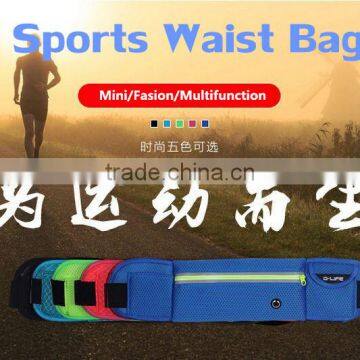 Waterproof Running Sports Waist Bag Outdoor Multifunctional Fasion Running Waist Band Bag With Earphone Hole photo-2
