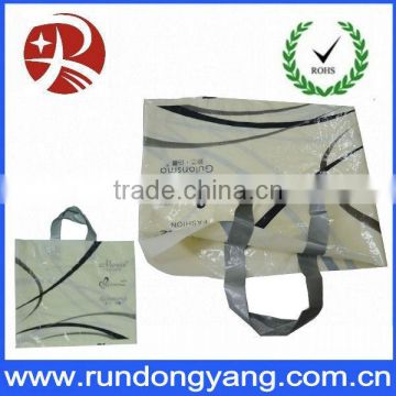 Custom LDPE or HDPE Soft Loop Handle Plastic Bag