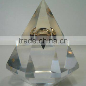 Custom Acrylic Resin Oil Drop Diamond Shape Paperweight photo-3